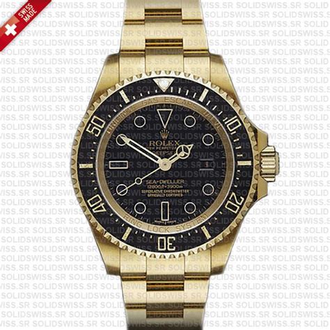 solid gold deepsea watch